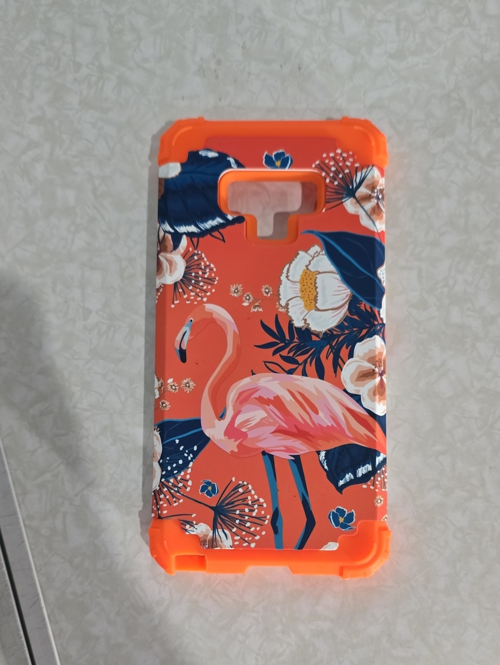 Orange Flamingo Protective Phone Case - Decorative Design Samsung Galaxy Note 9